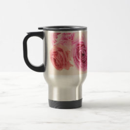 Caneca Térmica Elegant pink Ranunculus
