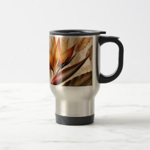 Caneca Térmica Elegante Ave do Paraíso & Ginkgo Arte Botânica