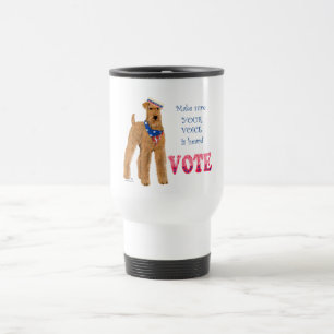 Caneca Térmica Eleições do Terrier Irlandês