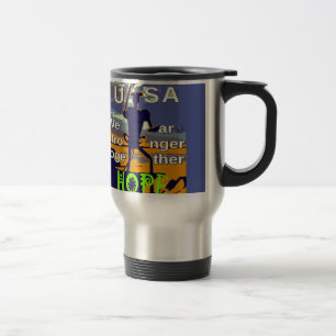 Caneca Térmica Eleições nos EUA 2016 Hillary Clinton espera um ma