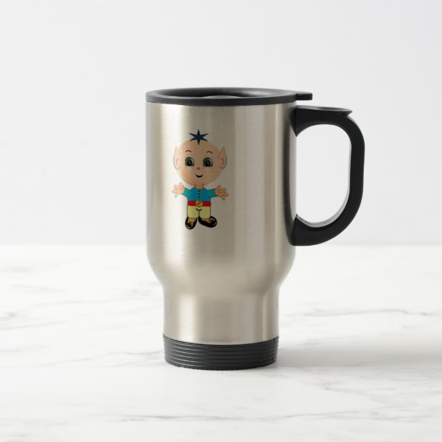 Caneca Térmica Elf mágico bonito (Direita)