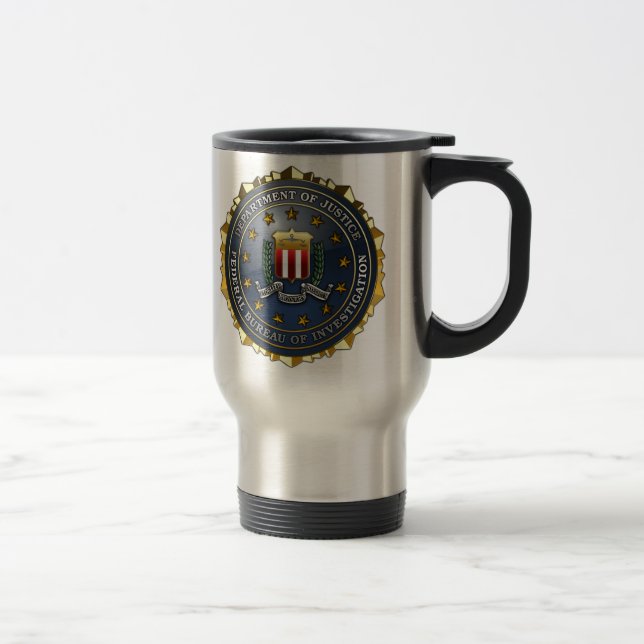 Caneca Térmica Emblema do FBI (Direita)