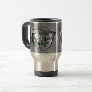 Caneca Térmica Emerald Platinun, Aniversário do Casamento de 20
