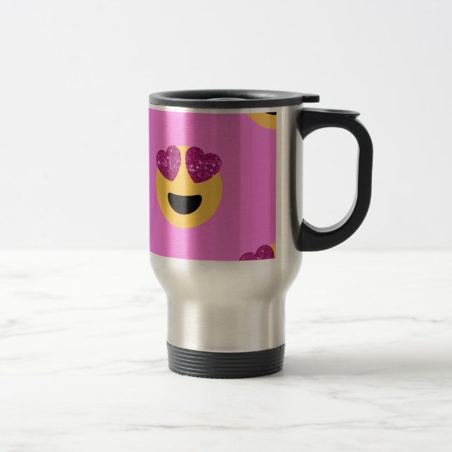 Caneca Térmica emoji do coração (Direita)