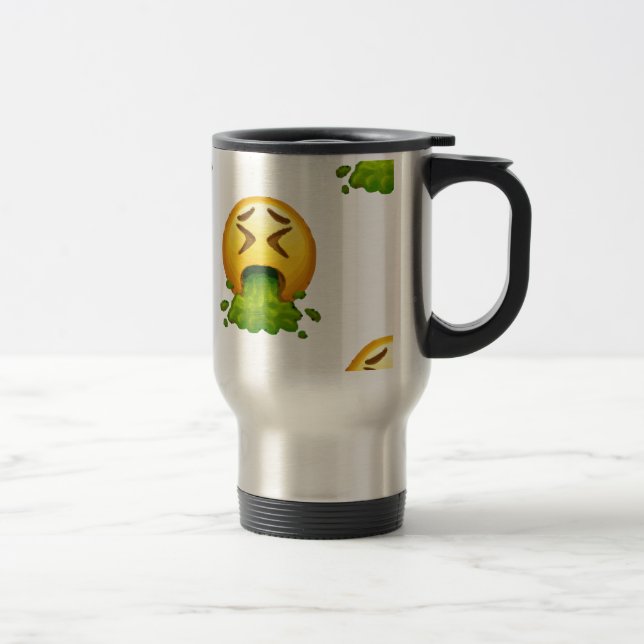 Caneca Térmica emoji vomitando (Direita)