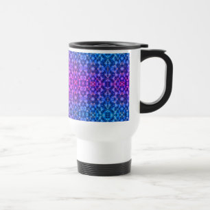 Caneca Térmica Enchimento de vibrações de azul magenta