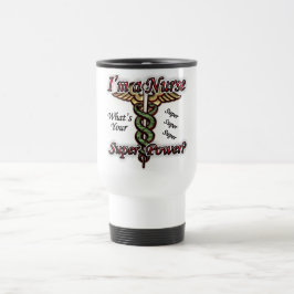 Caneca Térmica Enfermeira com poder super