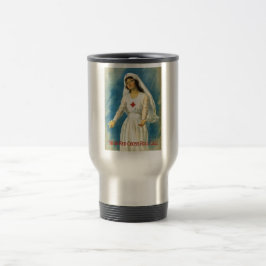 Caneca Térmica Enfermeira da cruz vermelha