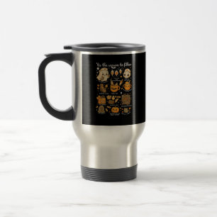 Caneca Térmica Enfermeira de Diálise É a Temporada de Halloween