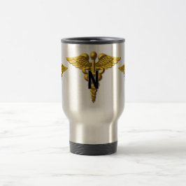 Caneca Térmica Enfermeira de Enfermeira do Exército Veterano do E