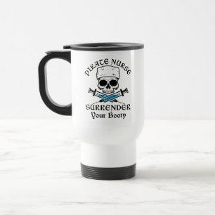 Caneca Térmica Enfermeira Pirata Entregue seu Butim
