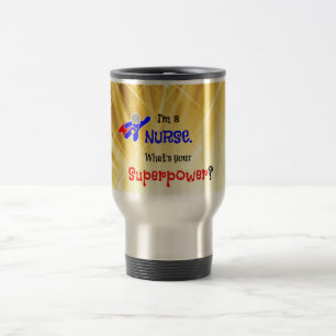 Caneca Térmica Enfermeira super-herói