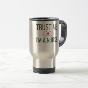 Caneca Térmica Enfermeiras para Enfermar Formando Confiem em mim 