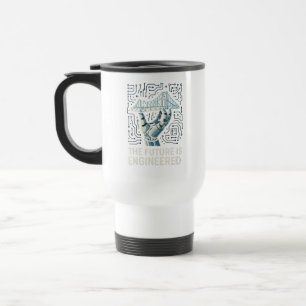 Caneca Térmica "Engineering Blueprint Mug - Design geométrico par