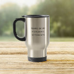 Caneca Térmica Engraçadas lágrimas da minha tipografia dos oposit<br><div class="desc">Engraçado,  caneca de viagem moderna lendo LÁGRIMAS DE MEUS OPOSITORES DE PICKLEBALL em uma design de tipografia minimalista de tendências.</div>
