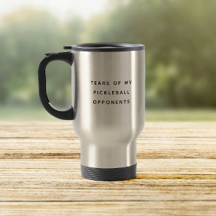 Caneca Térmica Engraçadas lágrimas da minha tipografia dos oposit