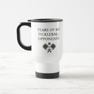 Caneca Térmica Engraçadas lágrimas do meu texto de oponentes do P