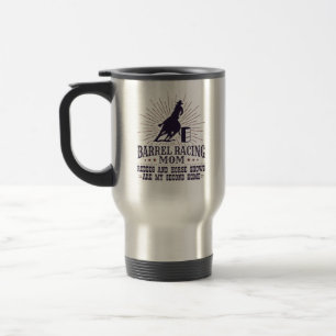 Caneca Térmica Engraçado Barrel Correndo Mãe Rodeos Segunda Casa