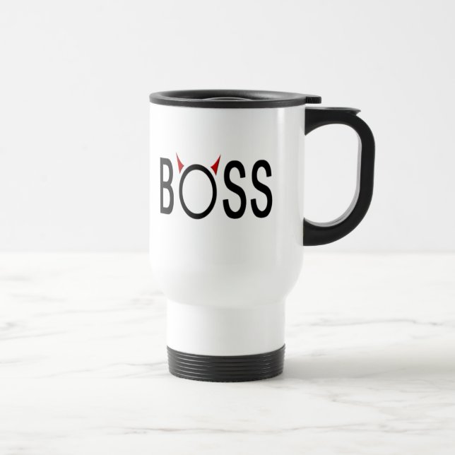 Caneca Térmica Engraçado Boss Gifts (Direita)