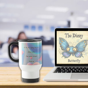 Caneca Térmica Engraçado Colorido Iridescente Sem Diálogos Sérios