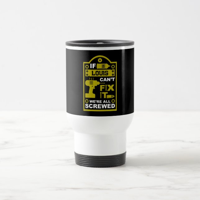 Caneca Térmica Engraçado consertar o reparo de ti (Centro)