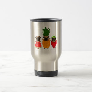 Caneca Térmica Engraçado Fruta Enxugando Gpresente de Cachorro En