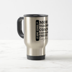 Caneca Térmica Engraçado Home School Dons de Dia de as mães