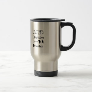 Caneca Térmica Engraçado Humorismo Obsessivo de DST Baixo