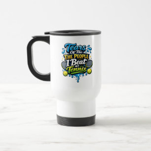 Caneca Térmica Engraçado   Lágrimas Das Pessoas Que Eu Derrotei N