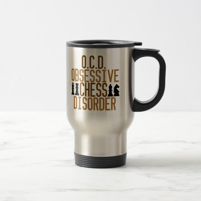 Caneca Térmica Engraçado Obsessivo (Direita)