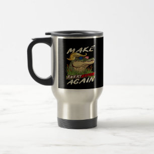 Caneca Térmica Engraçado Torne Amerigador Novamente Donald Parody
