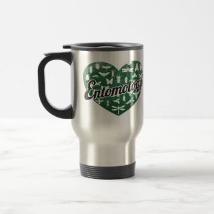 Caneca Térmica Entomologia Retro Coração Blackboard Amor