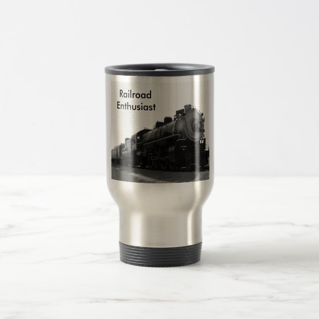 Caneca Térmica Entusiasta da estrada de ferro (Centro)