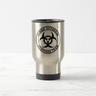 Caneca Térmica Equipe da resposta da manifestação do zombi