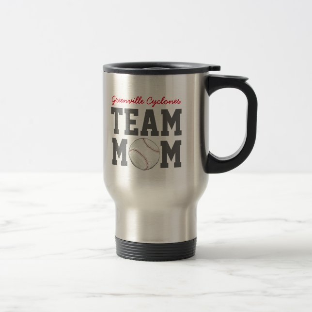 Caneca Térmica Equipe de beisebol Mamãe Dotou Mug (Direita)
