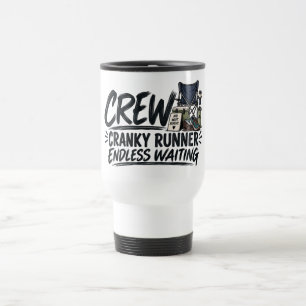Caneca Térmica Equipe de Corredor Irritadiço Esperando Infinitame
