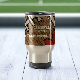 Caneca Térmica Equipe de futebol Mãe Presente Personalizado