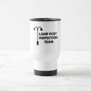 Caneca Térmica Equipe de inspeção do cargo da lâmpada