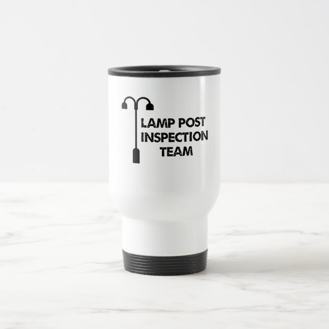 Caneca Térmica Equipe de inspeção do cargo da lâmpada (Centro)