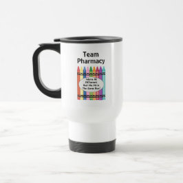 Caneca Térmica Equipe de técnicos de farmácia personalizados