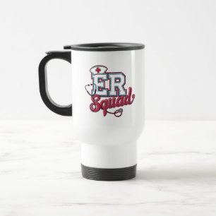 Caneca Térmica Equipe do PS, Sala de Emergência, Camisa de Enferm