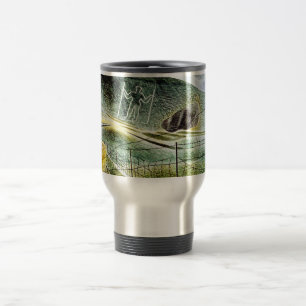 Caneca Térmica Eric Ravilious - O Gigante de Wilmington,