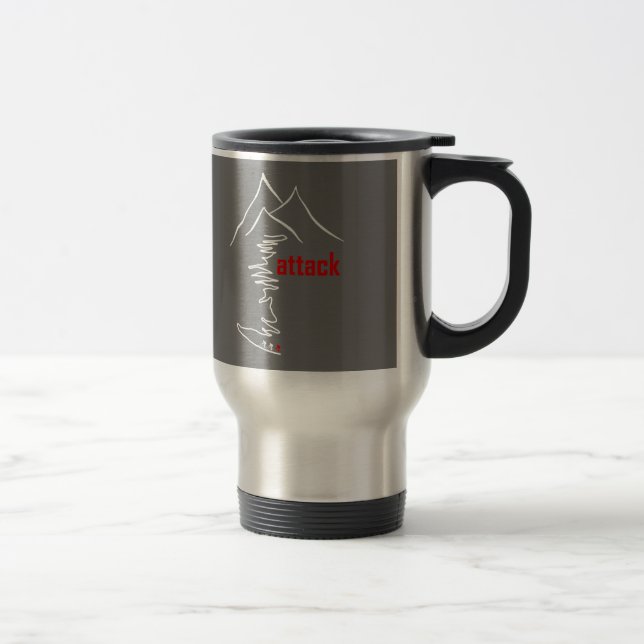 Caneca Térmica Escalada de ciclismo, ataque (Direita)