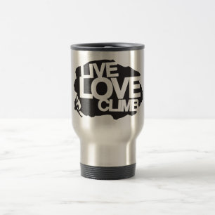 Caneca Térmica Escalada viva do amor que escalam