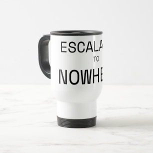 Caneca Térmica Escalado para Nenhuma Tipografia Isolada de Desloc