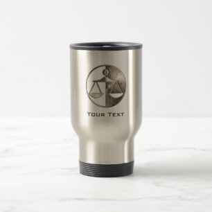 Caneca Térmica Escalas ásperas de justiça