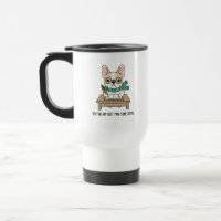 Escrita Criativa Frenchie Cachorrinho Estudo Cacho