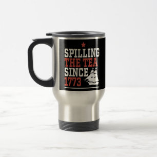 Caneca Térmica Esmagando O Chá Desde 1773 Meme Engraçado