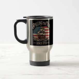 Caneca Térmica Esmagando O Chá Desde 1773 Meme Engraçado