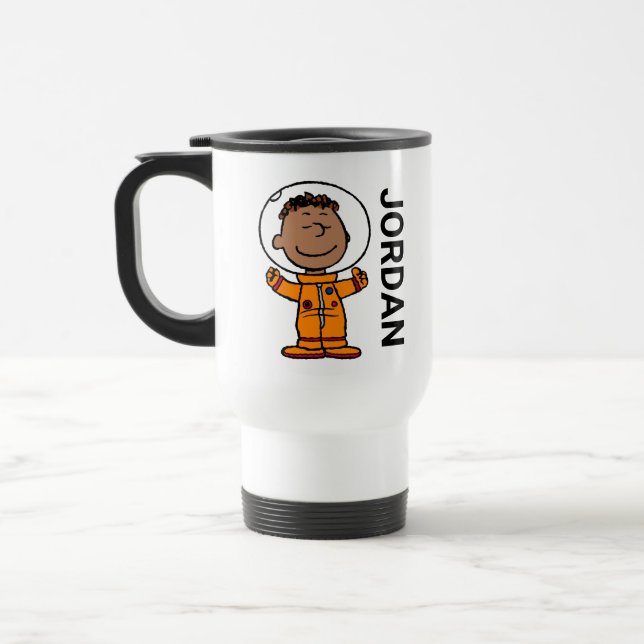 Caneca Térmica ESPAÇO | Astronauta Franklin | Adicione seu nome (Esquerda)